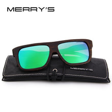 Load image into Gallery viewer, Men Wooden Sunglasses